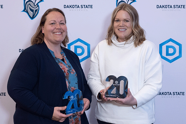 Twenty-year employees honored at DSU Longevity Reception.